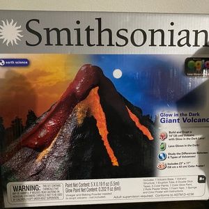 Smithsonian glow in the dark volcano